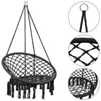 VidaXL Hangstoel 80 cm antracietkleurig - thumbnail