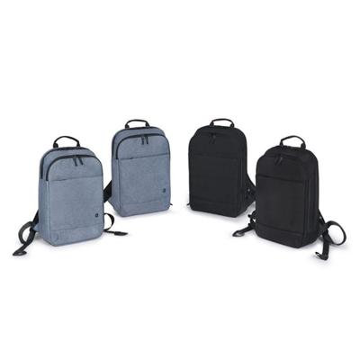 Dicota Backpack Eco Slim MOTION Laptoprugzak Geschikt voor max. (laptop): 35,8 cm (14,1) Denim, Blauw Dicota Backpack Eco Slim MOTION Laptoprugzak Geschikt voor max. (laptop): 35,8 cm (14,1) Denim, Blauw