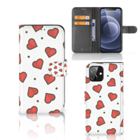 iPhone 12 | 12 Pro (6.1") | Telefoon Hoesje | Hearts - thumbnail