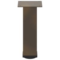 Salontafelpoten 4 st 30-32 cm staal naturel - thumbnail