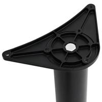 Tafelpoten in hoogte verstelbaar zwart 870 mm 4 st - thumbnail