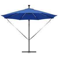 Cantilever Banana Parasol azuurblauw 294 x 294 x 248 cm - thumbnail