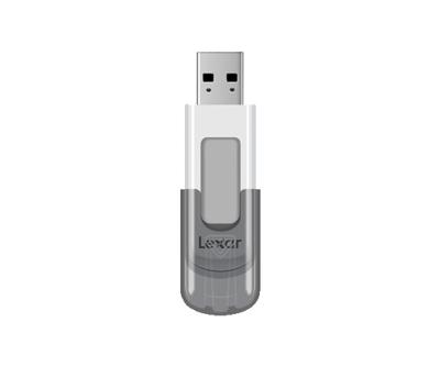 USB stick Lexar JumpDrive V100 Wit Grijs 64 GB USB stick Lexar JumpDrive V100 Wit Grijs 64 GB