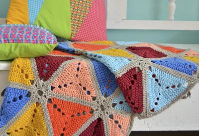 Driehoek Deken Haakpatroon Driehoek Deken Haakpatroon