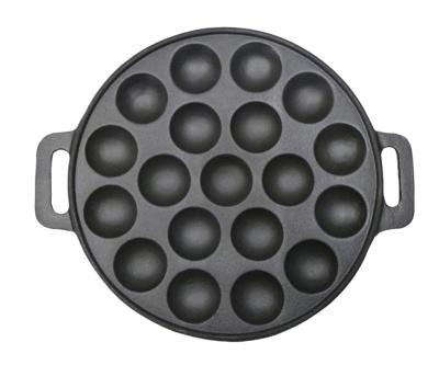 Poffertjesplaat gietijzer19 pof.24cm AWB