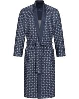 Morgenstern Morgenstern herenbadjas Ken marine Maat S - thumbnail