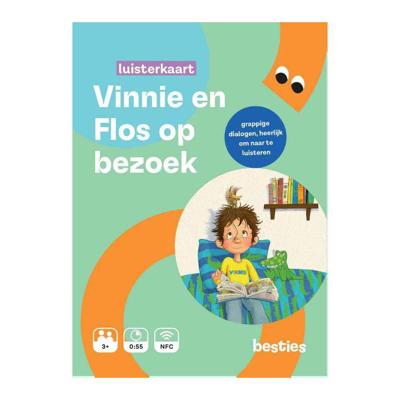 Centraal Boekhuis Vinnie en flos op bezoek luisterkaart Centraal Boekhuis Vinnie en flos op bezoek luisterkaart