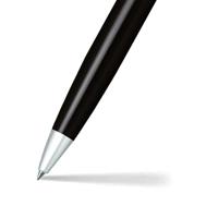 Sheaffer SF-E2931451 Balpen 300 Black Barrel Chrome Cap Chrome Plated - thumbnail