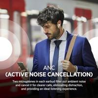 Hoofdtelefoon met microfoon Belkin AUC006BTWH Wit - thumbnail