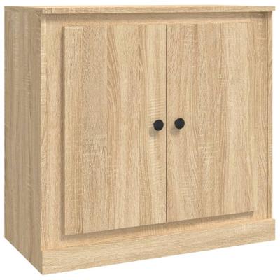 Dressoir 70x35,5x67,5 cm bewerkt hout sonoma eikenkleurig