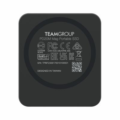 Externe Harde Schijf Team Group TPSEG2002T0C108 Zwart Schelp SSD 2 TB SSD