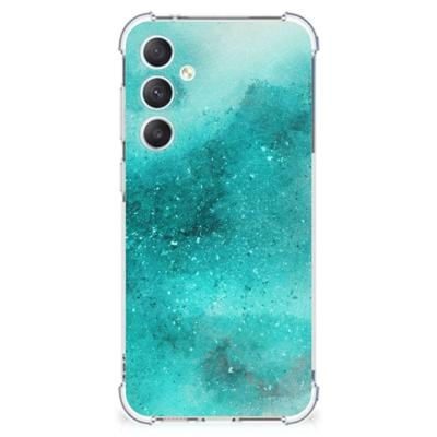 Back Cover Samsung Galaxy S23 FE Painting Blue Back Cover Samsung Galaxy S23 FE Painting Blue