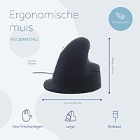 R-Go Tools R-Go HE Break Mouse, Ergonomische , Anti-RSI software, Groot (Handlengte boven 185mm), Li - thumbnail