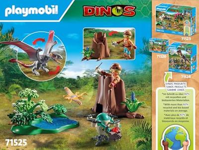 PLAYMOBIL Dinos observatiepost voor Dimorphodon 71525