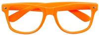Neon Oranje Feestbril - thumbnail