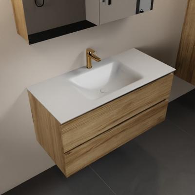 MONDIAZ AIVY 100cm badmeubel Chai, wastafel Talc solid surface midden 1 kraangat met spiegelkast (AI-351321TALC-SI - AI-M100CHMI - AI-C100CHMI) MONDIAZ AIVY 100cm badmeubel Chai, wastafel Talc solid surface midden 1 kraangat met spiegelkast (AI-351321TALC-SI - AI-M100CHMI - AI-C100CHMI)