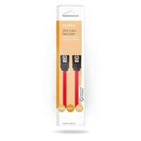 Nedis SATA Kabel | 3 Gbps | SATA 7-Pins Female | SATA 7-Pins Female | Vernikkeld | 0.50 m | Plat | PVC | Rood | Doos - CCGB73150RD05 - thumbnail