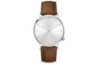 Kane Watches | Silver Steel Vintage Brown - thumbnail