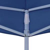 VidaXL Partytentdak 270 g/m² 2x2 m blauw - thumbnail