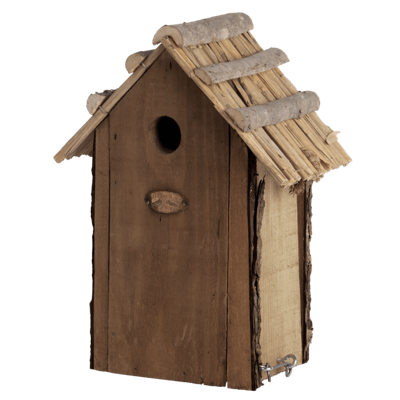 Koolmees nestkastje rieten dak / Esschert Design Koolmees nestkastje rieten dak / Esschert Design