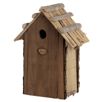 Koolmees nestkastje rieten dak / Esschert Design - thumbnail