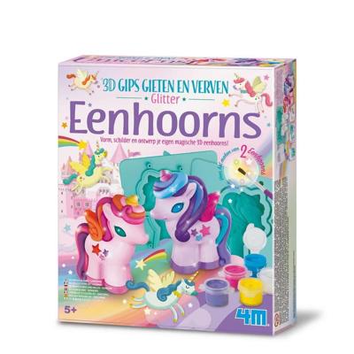 Dam 4m gieten en verven eenhoorn 3d Dam 4m gieten en verven eenhoorn 3d