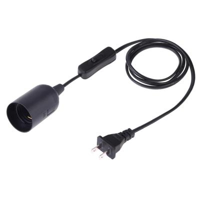E27 Wire Cap schakelaar lamp houder kroonluchter stopcontact met 1.5 m verlengkabel US plug (zwart) E27 Wire Cap schakelaar lamp houder kroonluchter stopcontact met 1.5 m verlengkabel US plug (zwart)