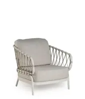 Tierra Outdoor Loungestoel Natal Creme White - thumbnail