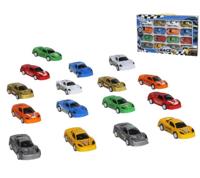 Speelgoed multi auto retrofrictie set van 16 stuks - Veilig voor kinderen - thumbnail