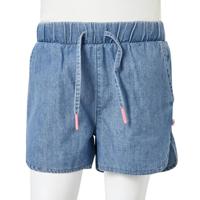 Kindershorts 104 denimblauw - thumbnail
