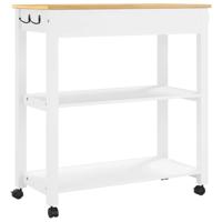 Keukentrolley MONZA 84x40x90 cm massief grenenhout - thumbnail