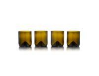 Rebottled glazen - short tumbler - 4-pack - olive - thumbnail