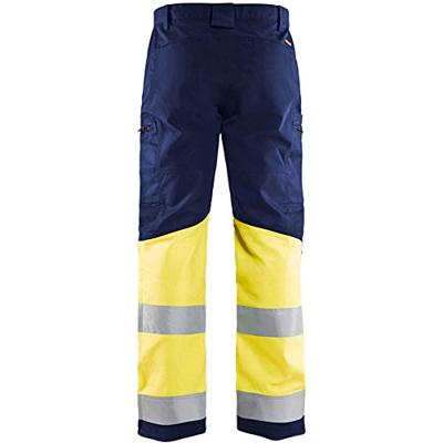 Blåkläder Werkbroek met stretch High-Vis 15511811 | Marine/High-Vis Geel | Maat 52 - 7330509538234