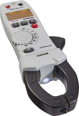 VOLTCRAFT VC-519 Stroomtang Kalibratie (ISO) Digitaal CAT III 600 V Weergave (counts): 2000