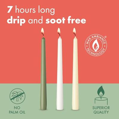 Bolsius gotische kaars 245/24 doos 4 Metallic Blauw Bolsius gotische kaars 245/24 doos 4 Metallic Blauw