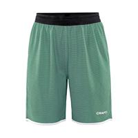 Craft 1911116 Progress Rev. Basket Shorts W - Team Green/White - XS - thumbnail