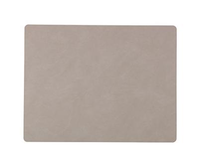 LIND DNA - Dinner Mat Square - Placemat 35x45cm Nupo Light Grey LIND DNA - Dinner Mat Square - Placemat 35x45cm Nupo Light Grey