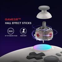 GameSir Nova HD Rumble NS Controller (Blauwgroen, PC, Steam, Android, iOS, Switch, Bluetooth / 2.4 GHz / USB) - thumbnail