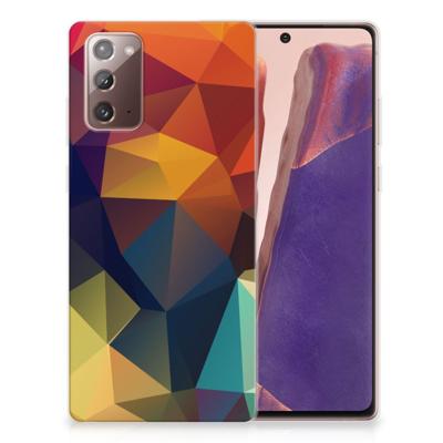 Samsung Note 20 | TPU Hoesje | Polygon Color Samsung Note 20 | TPU Hoesje | Polygon Color