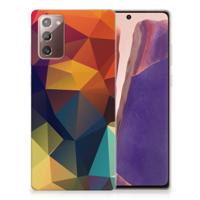 Samsung Note 20 | TPU Hoesje | Polygon Color - thumbnail
