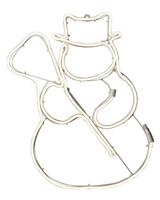 Konstsmide lichtstlang kerstman led 47 x 36 cm staal warm - thumbnail