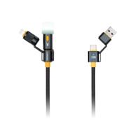 WakaWaka - Connect Pro 5-in-1 USB-C Snellaadkabel met Zaklampfunctie - thumbnail