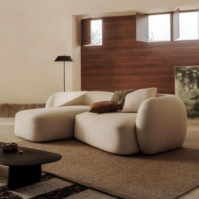 Kave Home 3-zits Loungebank 'Martina' Links, Structuurstof