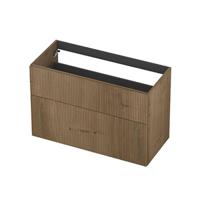 INK - Onderkast 2L A-sym Fin. Gefr. Tbv Greep - 1000x450x650 Mm - Ash Grey - thumbnail