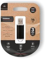 Pendrive Tech One Tech TEC3006-16 16 GB Zwart - thumbnail