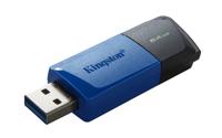 Kingston DataTraveler Exodia M USB-stick Retail 64 GB Zwart/blauw DTXM/64GB USB-A 3.2 Gen 1 - thumbnail