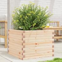 VidaXL Plantenbak 60x60x45,5 cm massief grenenhout - thumbnail