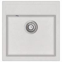 Gootsteen enkele bak graniet wit - thumbnail