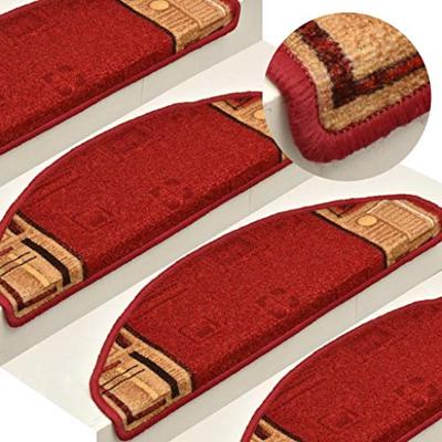VidaXL Trapmatten zelfklevend 5 st 65x21x4 cm rood VidaXL Trapmatten zelfklevend 5 st 65x21x4 cm rood