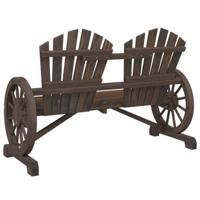 Tuinstoel 2-zits Adirondack massief vurenhout - thumbnail